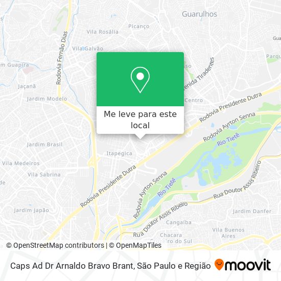 Caps Ad Dr Arnaldo Bravo Brant mapa