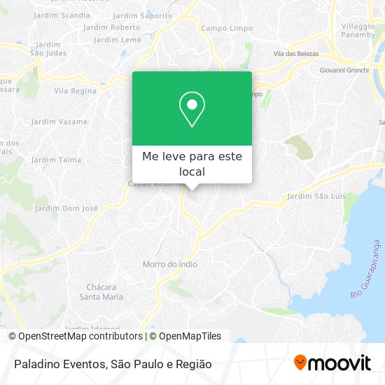Paladino Eventos mapa