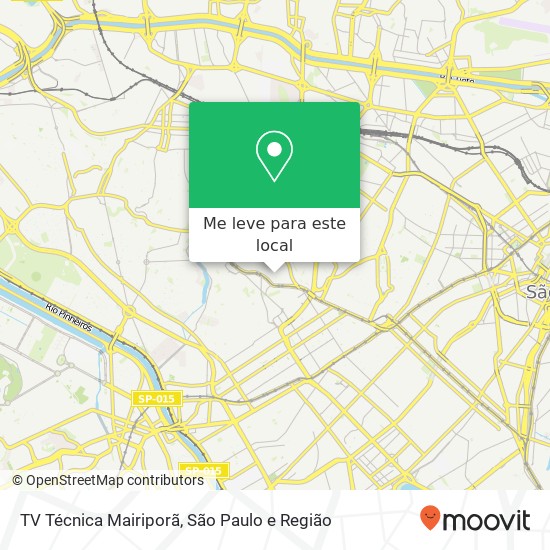 TV Técnica Mairiporã, Praça Mairiporã, 27 Perdizes São Paulo-SP 01256-130 mapa