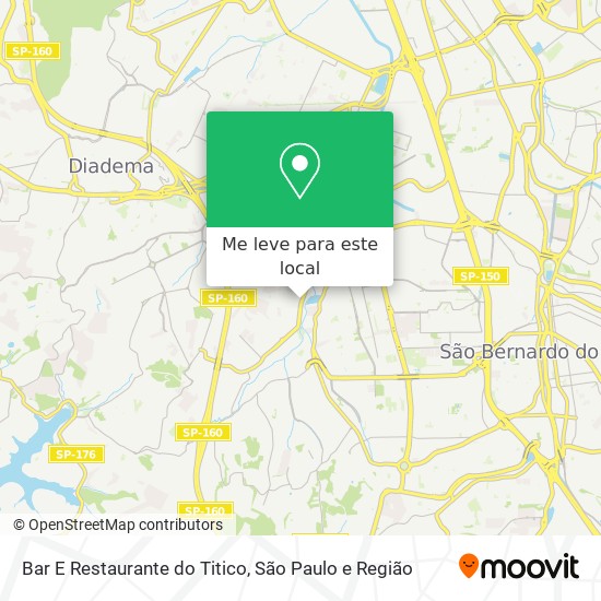Bar E Restaurante do Titico mapa