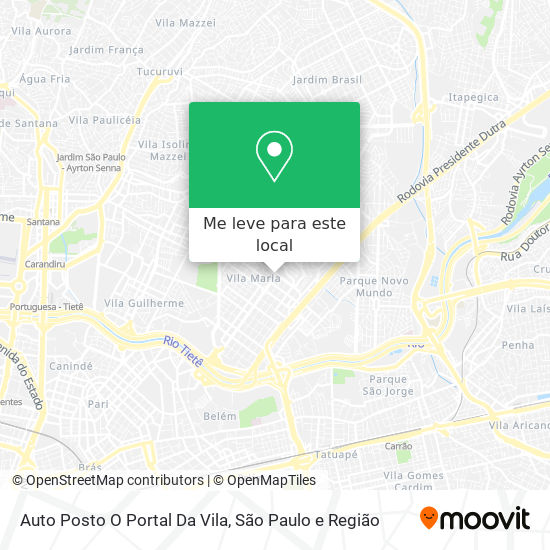 Auto Posto O Portal Da Vila mapa