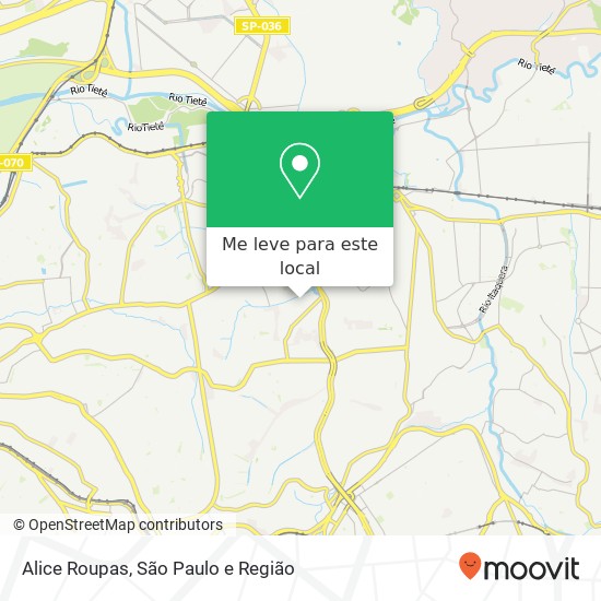 Alice Roupas, Rua Havortia, 39 Vila Jacuí São Paulo-SP 08050-810 mapa