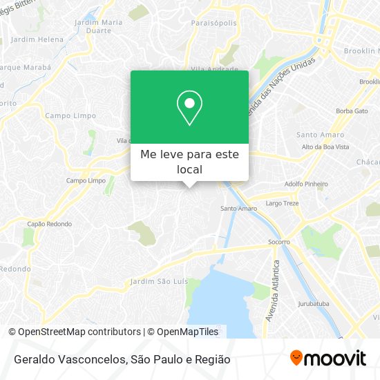 Geraldo Vasconcelos mapa