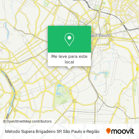 Método Supera Brigadeiro SP mapa