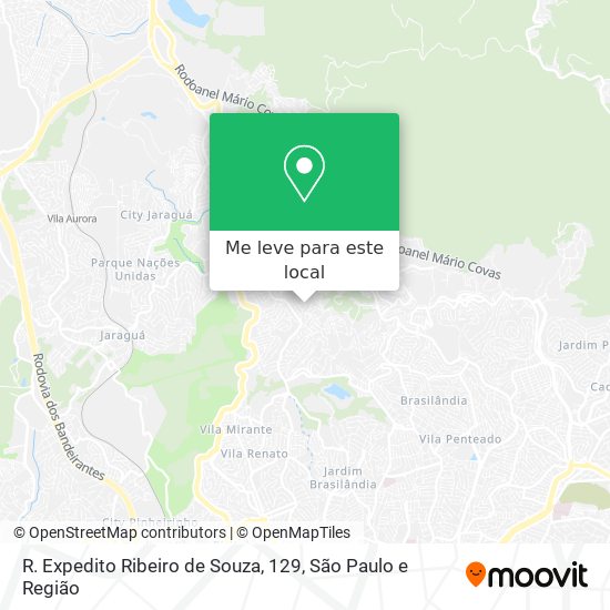 R. Expedito Ribeiro de Souza, 129 mapa