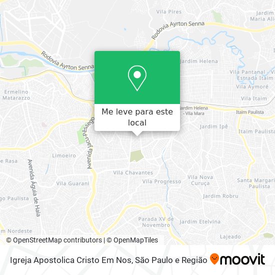 Igreja Apostolica Cristo Em Nos mapa