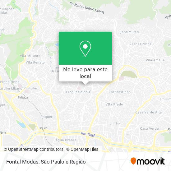 Fontal Modas mapa