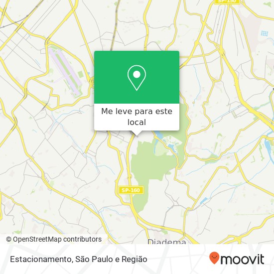 Estacionamento, Jabaquara São Paulo-SP mapa