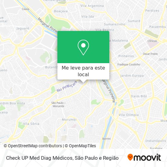 Check UP Med Diag Médicos mapa