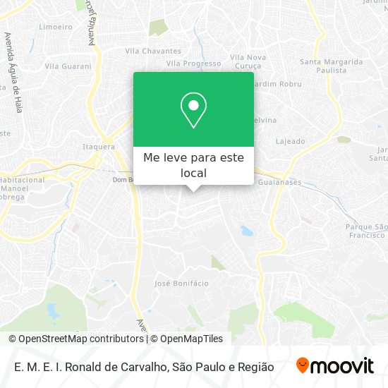 E. M. E. I. Ronald de Carvalho mapa