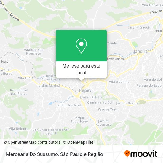Mercearia Do Sussumo mapa