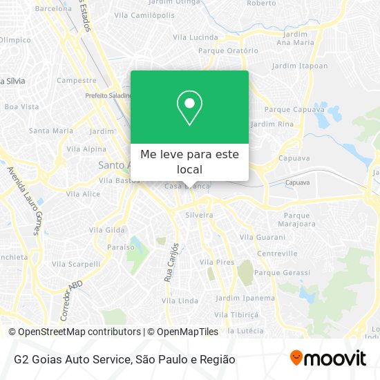 G2 Goias Auto Service mapa