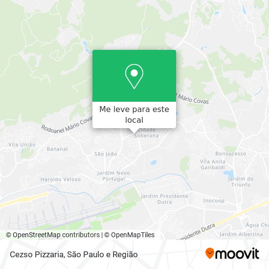 Cezso Pizzaria mapa