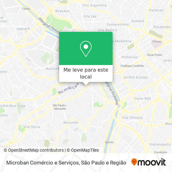 Microban Comércio e Serviços mapa