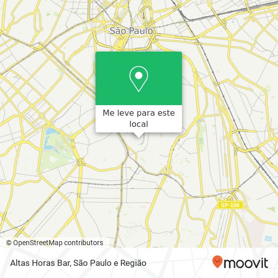 Altas Horas Bar, Rua Dona Carolina Vila Mariana São Paulo-SP 04110-030 mapa