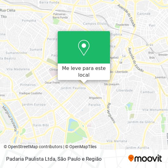 Padaria Paulista Ltda mapa