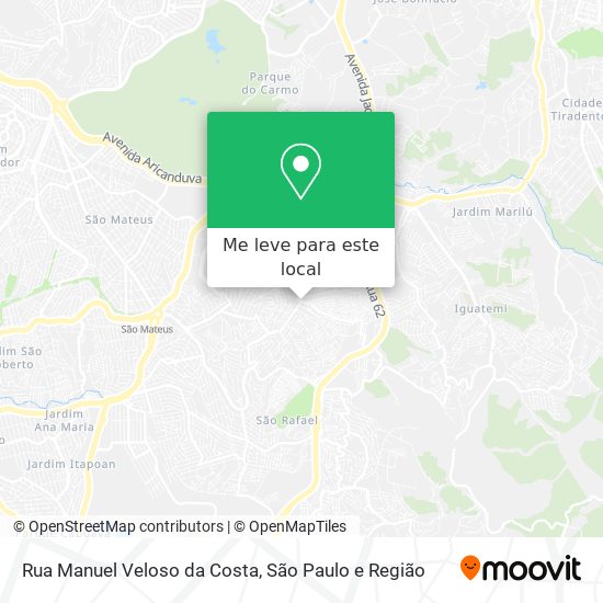 Rua Manuel Veloso da Costa mapa