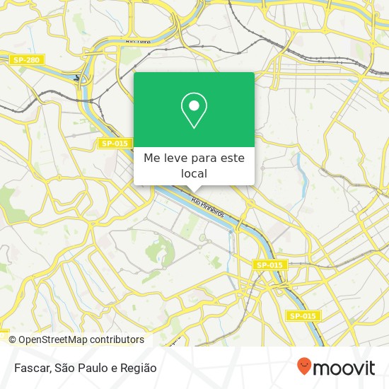 Fascar, Alto de Pinheiros São Paulo-SP mapa