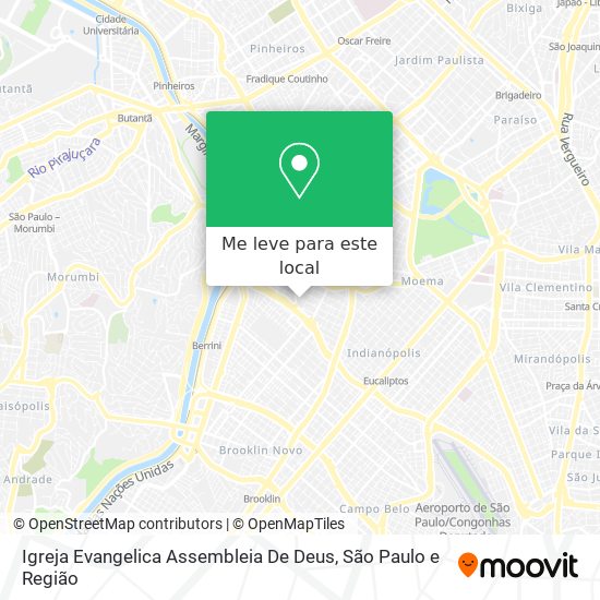 Igreja Evangelica Assembleia De Deus mapa
