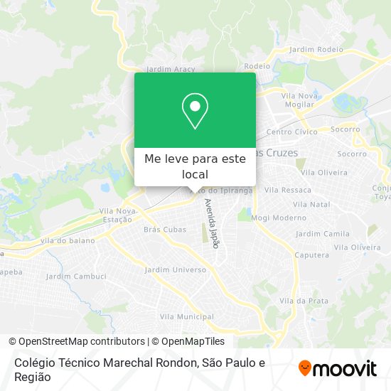 Colégio Técnico Marechal Rondon mapa