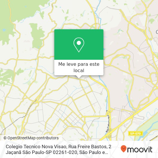Colegio Tecnico Nova Visao, Rua Freire Bastos, 2 Jaçanã São Paulo-SP 02261-020 mapa