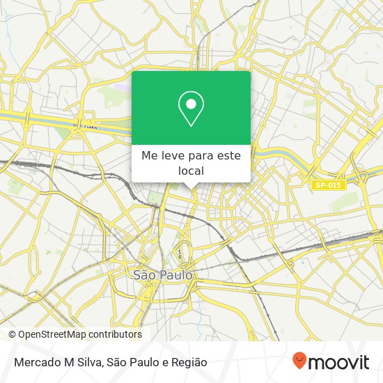 Mercado M Silva, Rua Odete Sá Barbosa, 35 Bom Retiro São Paulo-SP 01106-070 mapa