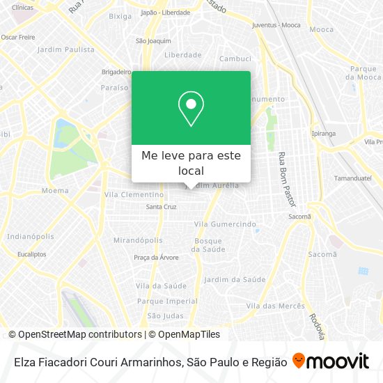 Elza Fiacadori Couri Armarinhos mapa