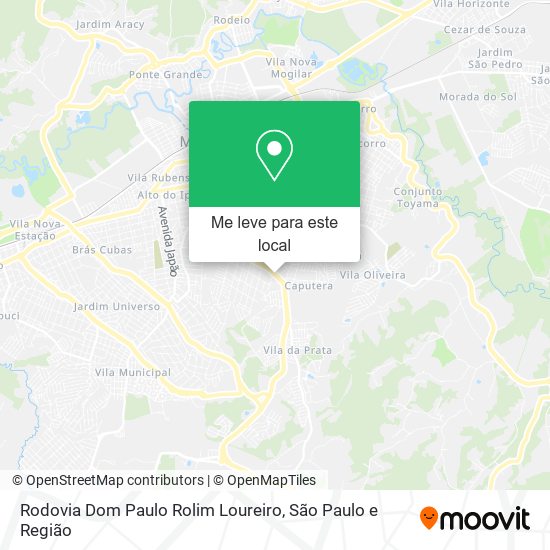 Rodovia Dom Paulo Rolim Loureiro mapa