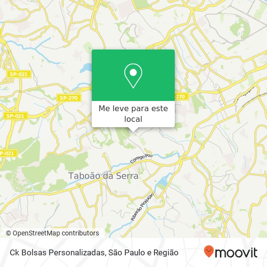 Ck Bolsas Personalizadas, Rua Nicolau Mader, 44 Raposo Tavares São Paulo-SP 05549-090 mapa