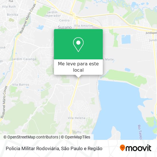 Policia Militar Rodoviária mapa