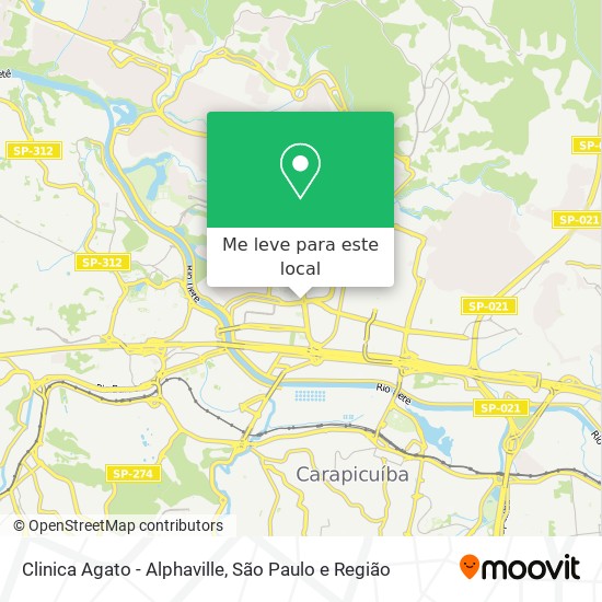 Clinica Agato - Alphaville mapa