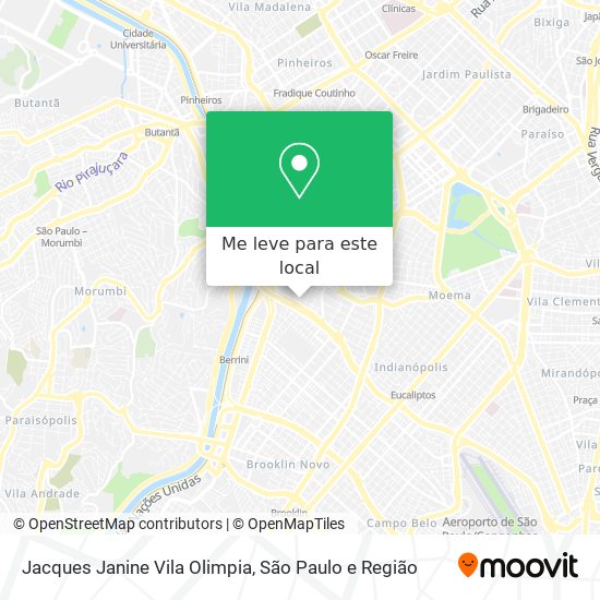 Jacques Janine Vila Olimpia mapa