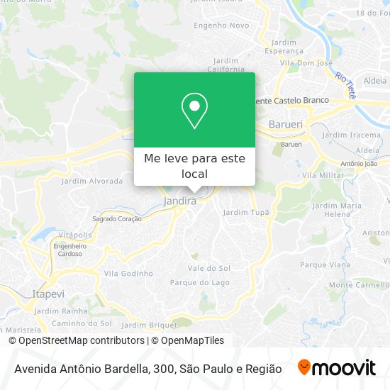 Avenida Antônio Bardella, 300 mapa