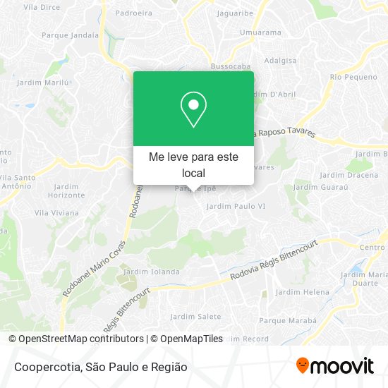 Coopercotia mapa