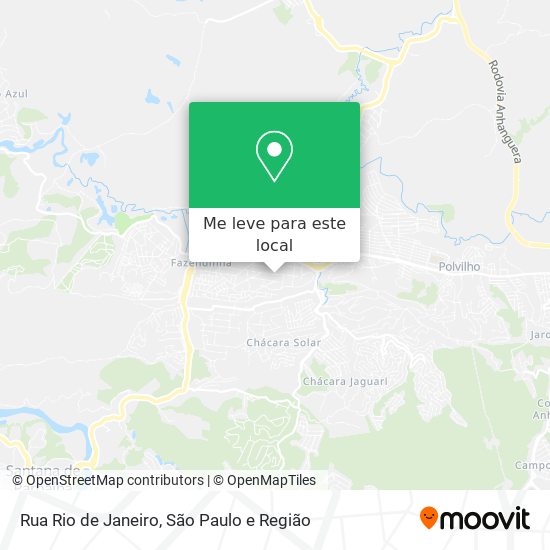 Rua Rio de Janeiro mapa