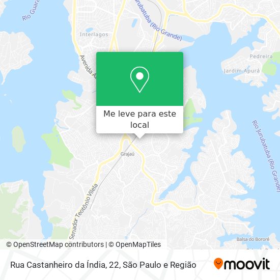 Rua Castanheiro da Índia, 22 mapa