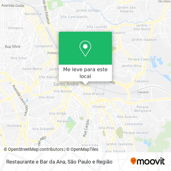 Restaurante e Bar da Ana mapa