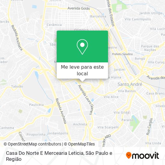 Casa Do Norte E Mercearia Leticia mapa