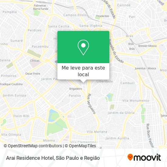 Arai Residence Hotel mapa