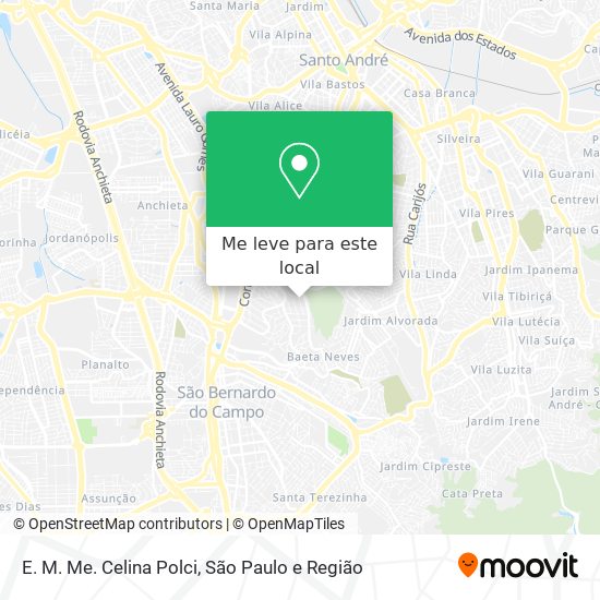 E. M. Me. Celina Polci mapa