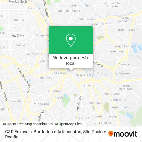 C&R Enxovais, Bordados e Artesanatos mapa