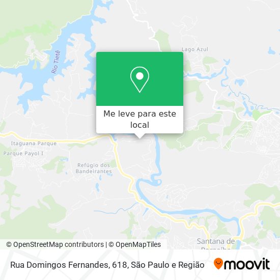 Rua Domingos Fernandes, 618 mapa