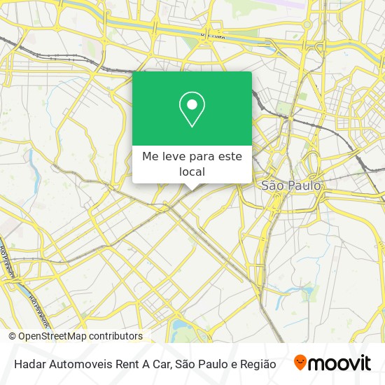 Hadar Automoveis Rent A Car mapa