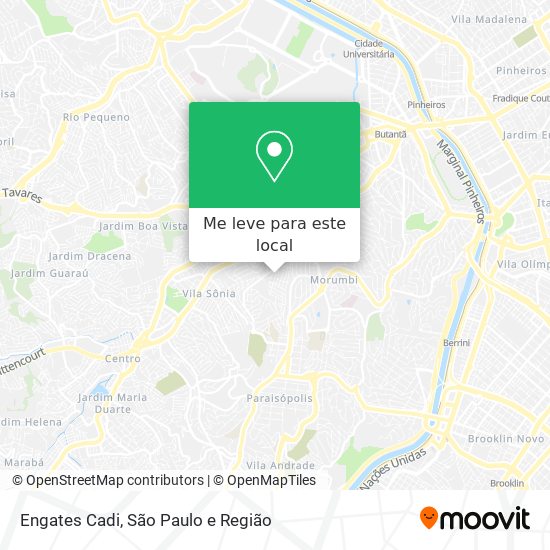 Engates Cadi mapa