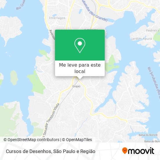 Cursos de Desenhos mapa