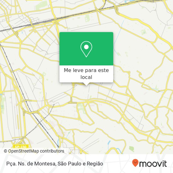 Pça. Ns. de Montesa, Praça Nossa Senhora de Montessa Água Rasa São Paulo-SP 03161-020 mapa