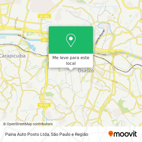 Paina Auto Posto Ltda mapa