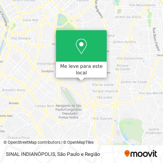 SINAL INDIANÓPOLIS mapa