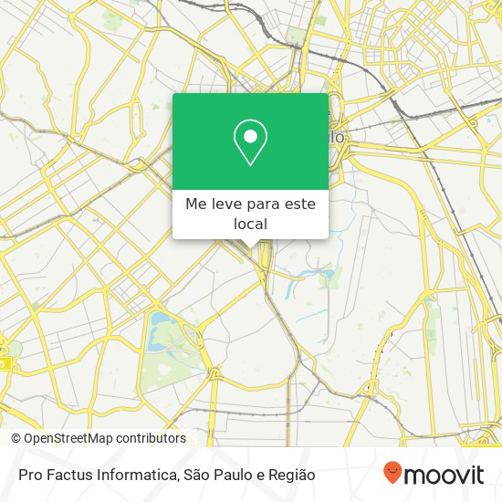 Pro Factus Informatica, Rua Santa Ernestina, 142 Bela Vista São Paulo-SP 01323-040 mapa