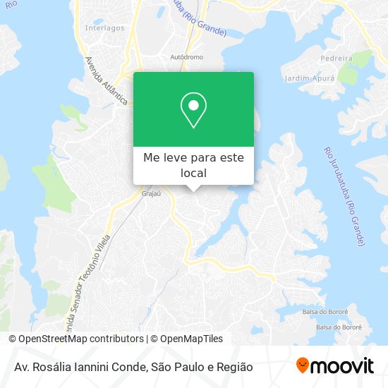 Av. Rosália Iannini Conde mapa